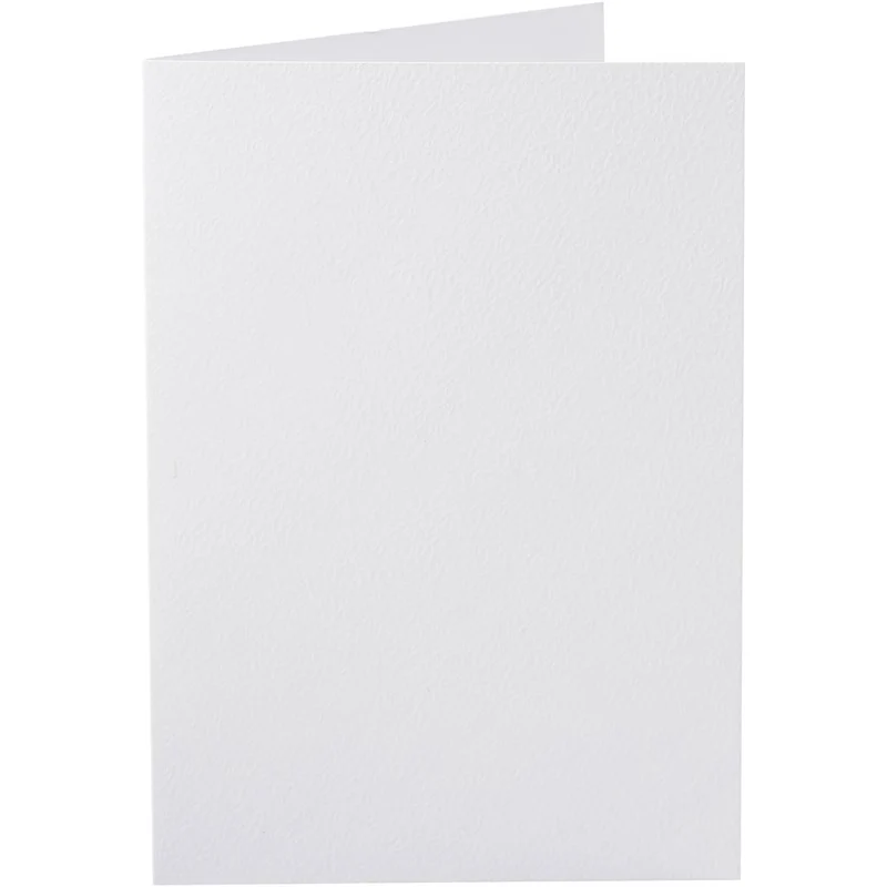 Karten, Kartengröße 10,5x15 cm, 220 g, Weiß, 10 Stk/ 1 Pck [HOB-216011]