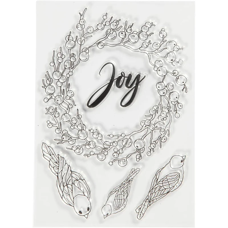 Silikon-Motive, JOY, Größe 10,5x15 cm, 1 Bl. [HOB-21584]