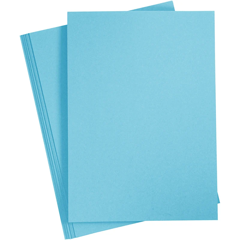 Karton, A4, Blatt 210x297 mm, 210 g, Hellblau, 10 Bl./ 1 Pck [HOB-21185]