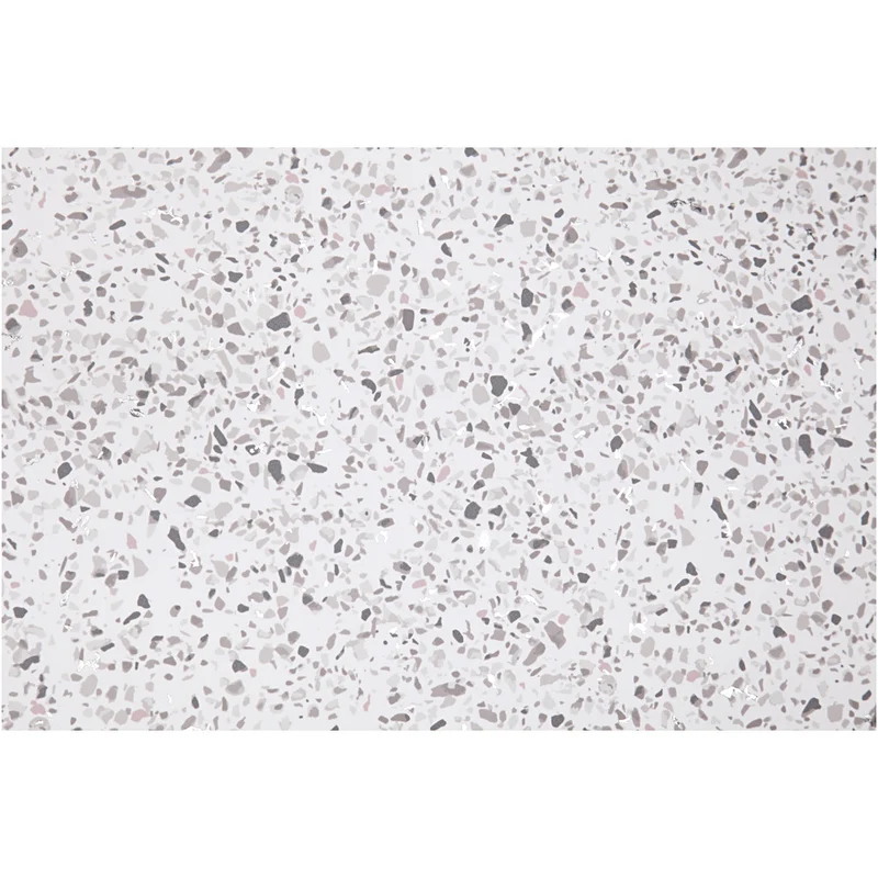Kunstlederpapier, B 49,5 cm, Foliedetails,Bedruckt, 350 g, Weiß, 1 m/ 1 Rolle [HOB-498832]
