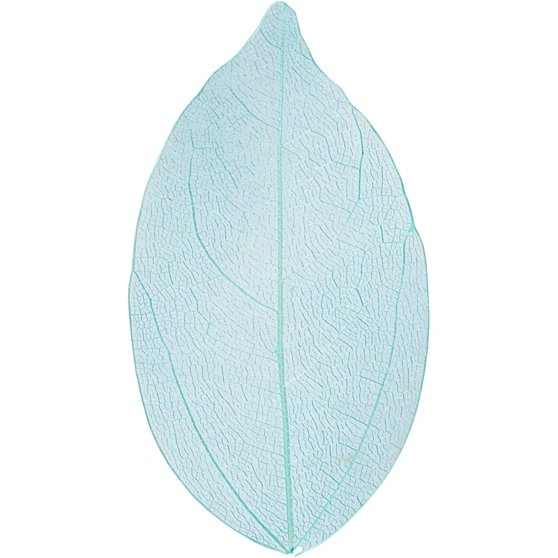 Laubblätter, L 6-8 cm, Hellblau, 20 Stk/ 1 Pck [HOB-504498]