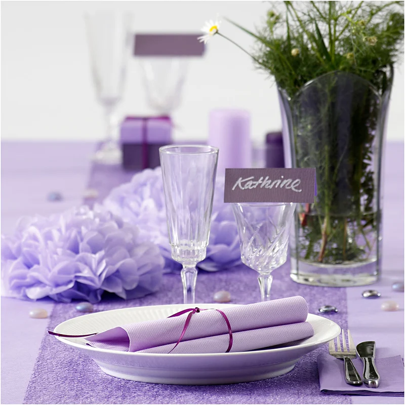 Der gedeckte Tisch - Happy Moments, Sortierte Farben, 147 Teile/ 1 Pck [HOB-97689]