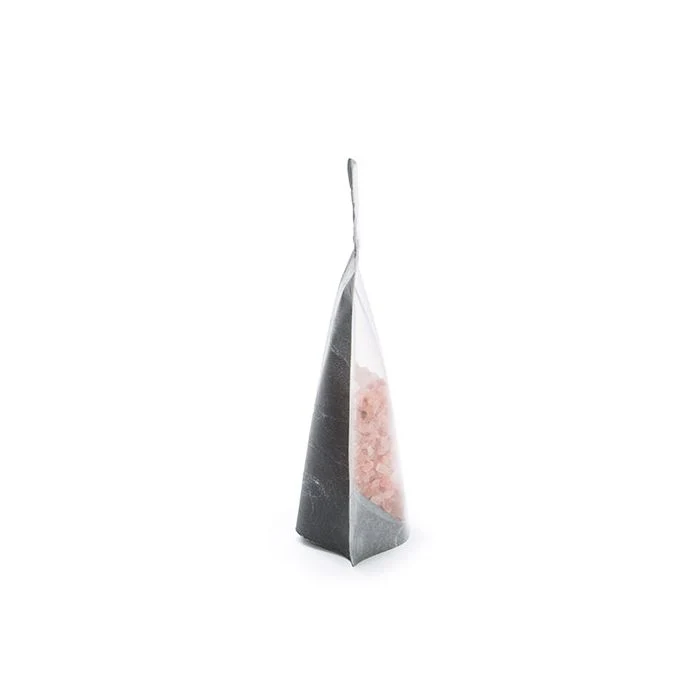Standbodenbeutel Reispapier Transparent/Schwarz 10.2x6x15.2cm | 57 Gramm (100 Stück) [ZBGR2BC]