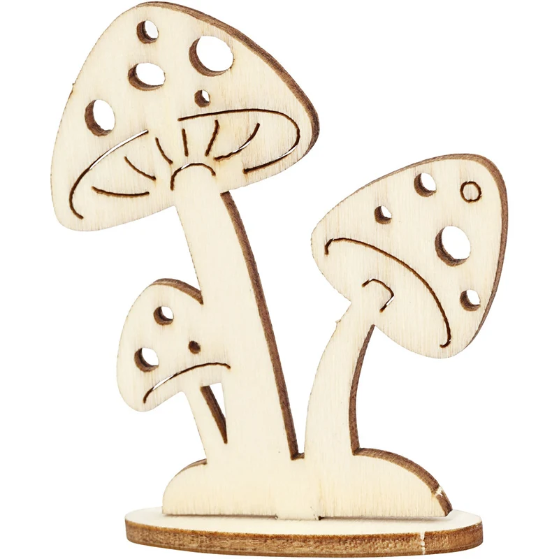 Zusammensteckbare Holzfiguren, L 15,5 cm, B 17 cm, Dicke 3 mm, 1 Pck [HOB-57942]