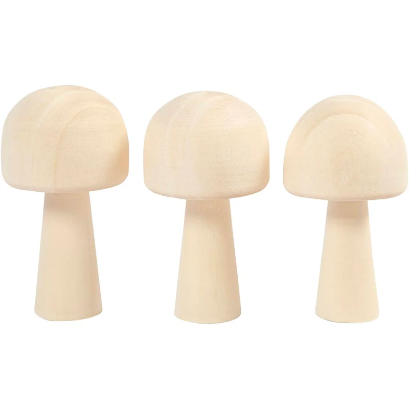 Pilz, H 5,2 cm, D 2,9 cm, 3 Stk/ 1 Pck [HOB-56935]