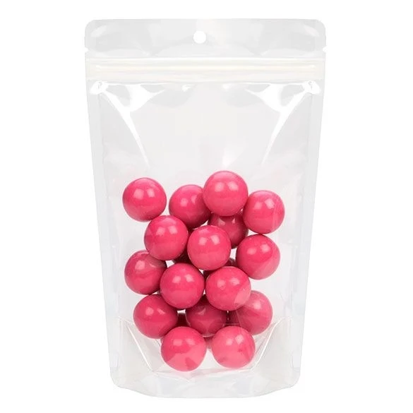 Öko Standbodenbeutel Transparent/Bioplastik 113 Gramm | 13x7.9x20.6cm (100 Stück) [ZBGE3]
