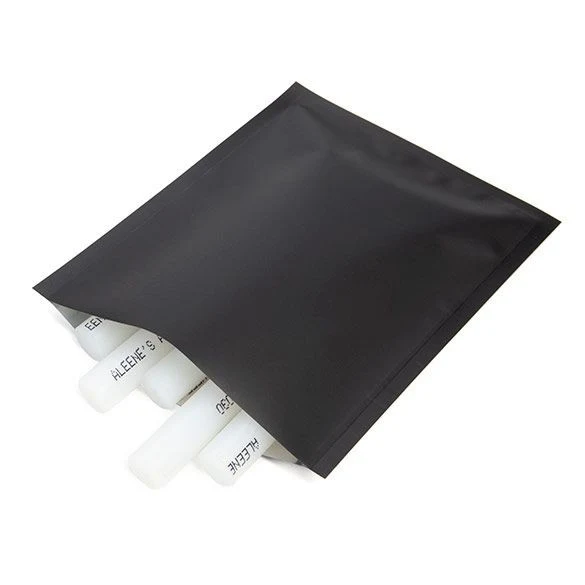Plastikbeutel Mattschwarz 10.2 x 12.7 cm Verschweißbar (100 Stück) [CRB3B]