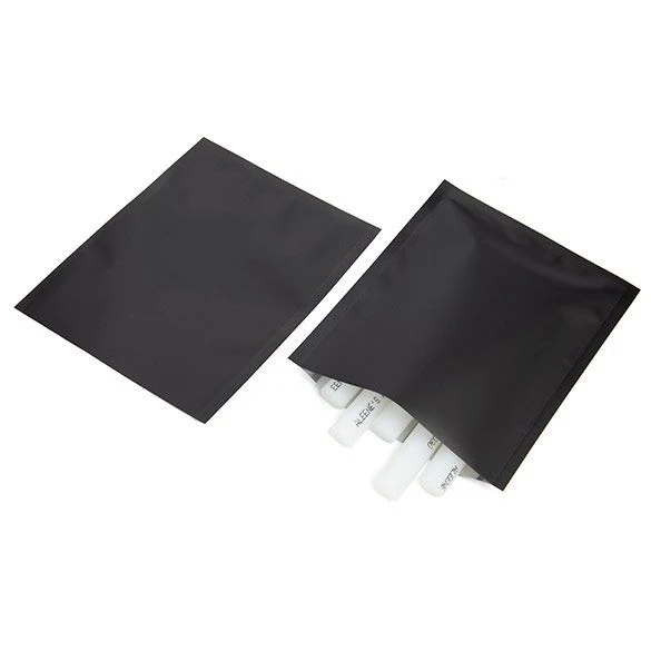 Plastikbeutel Mattschwarz 10.2 x 12.7 cm Verschweißbar (100 Stück) [CRB3B]