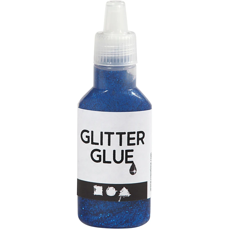 Glitzerkleber, Dunkelblau, 25 ml/ 1 Fl. [HOB-318250]
