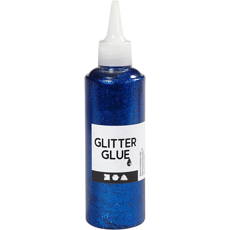 Glitzerkleber, Dunkelblau, 118 ml/ 1 Fl. [HOB-31825]