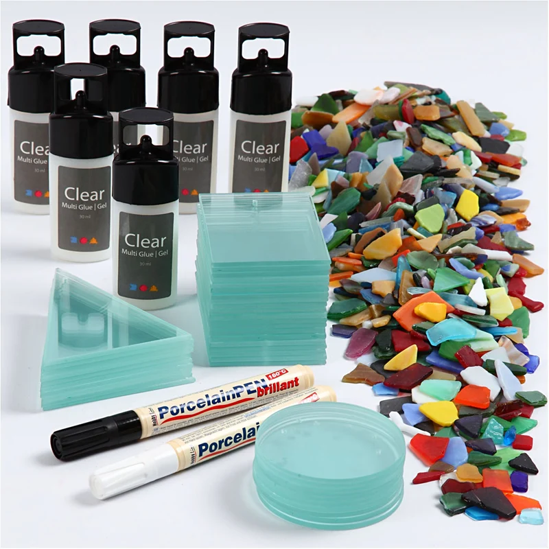 Mosaik-Anhänger, 40 Stck., 1 Set [HOB-97417]