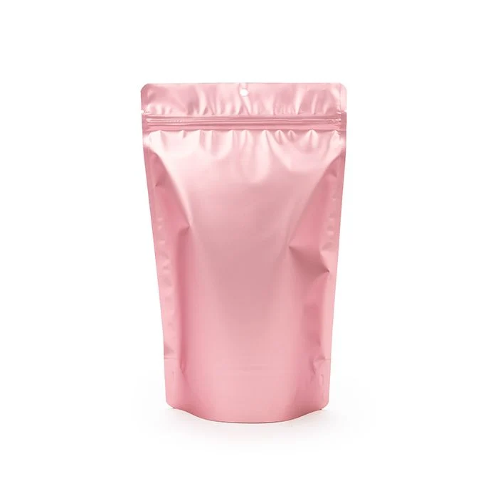 Standbodenbeutel Rosa mit Aufhängeloch 17.1x8.9x28.6cm (100 Stück) [ZBGM4RG]