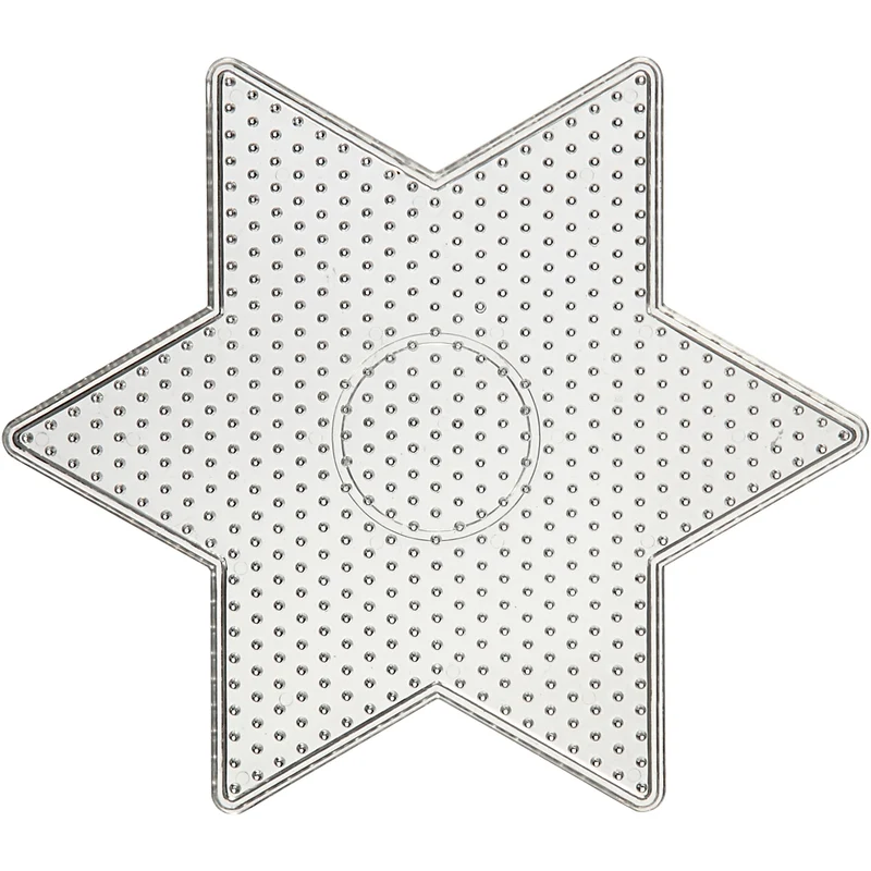 Steckplatte, Größe 15x15 cm, medium, Transparent, 1 Stk [HOB-755890]