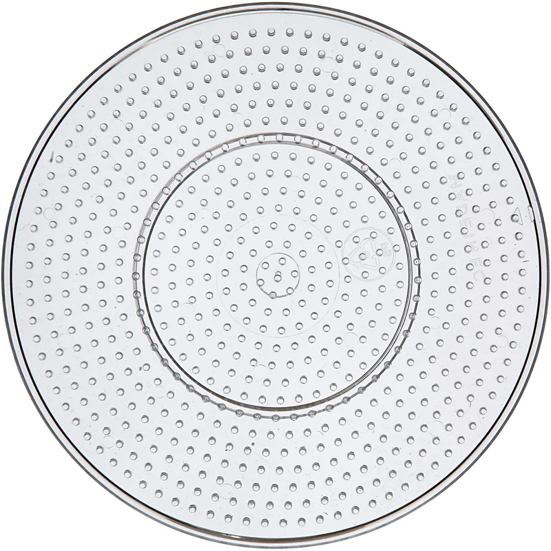 Steckplatte, Großer Kreis, D 15 cm, medium, Transparent, 1 Stk [HOB-753020]