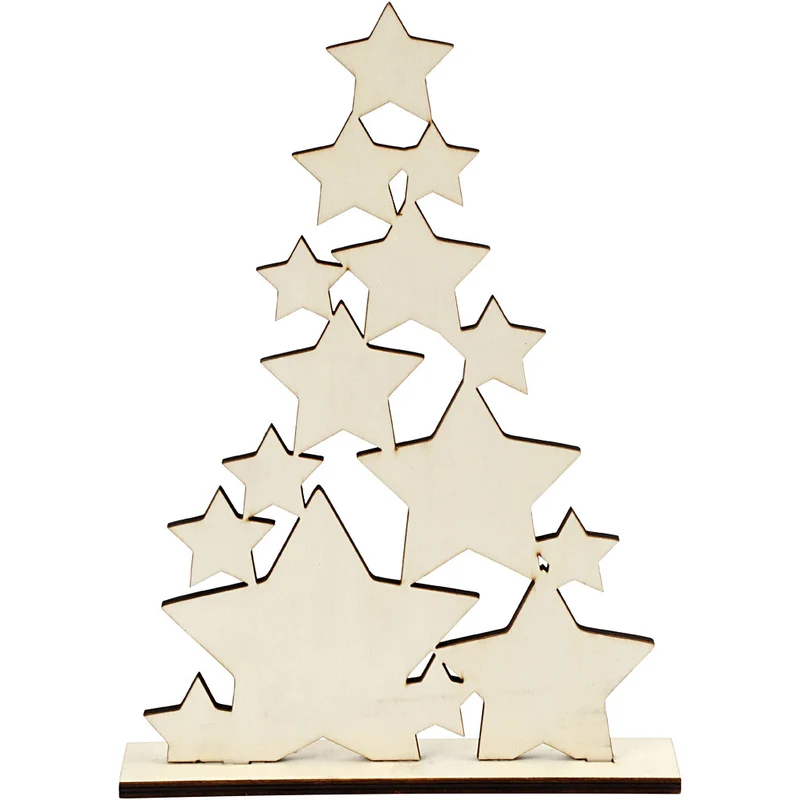 Weihnachtsbaum, H 29,8 cm, T 4 cm, B 21,5 cm, 1 Stk [HOB-56923]