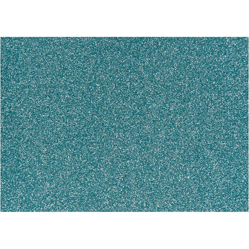 Bügelfolie, A5, Blatt 148x210 mm, Glitter, Hellblau, 1 Bl. [HOB-44335]