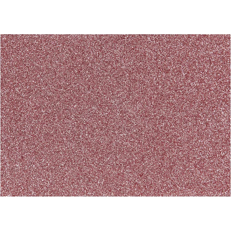 Bügelfolie, A5, Blatt 148x210 mm, Glitter, Rosa, 1 Bl. [HOB-44333]