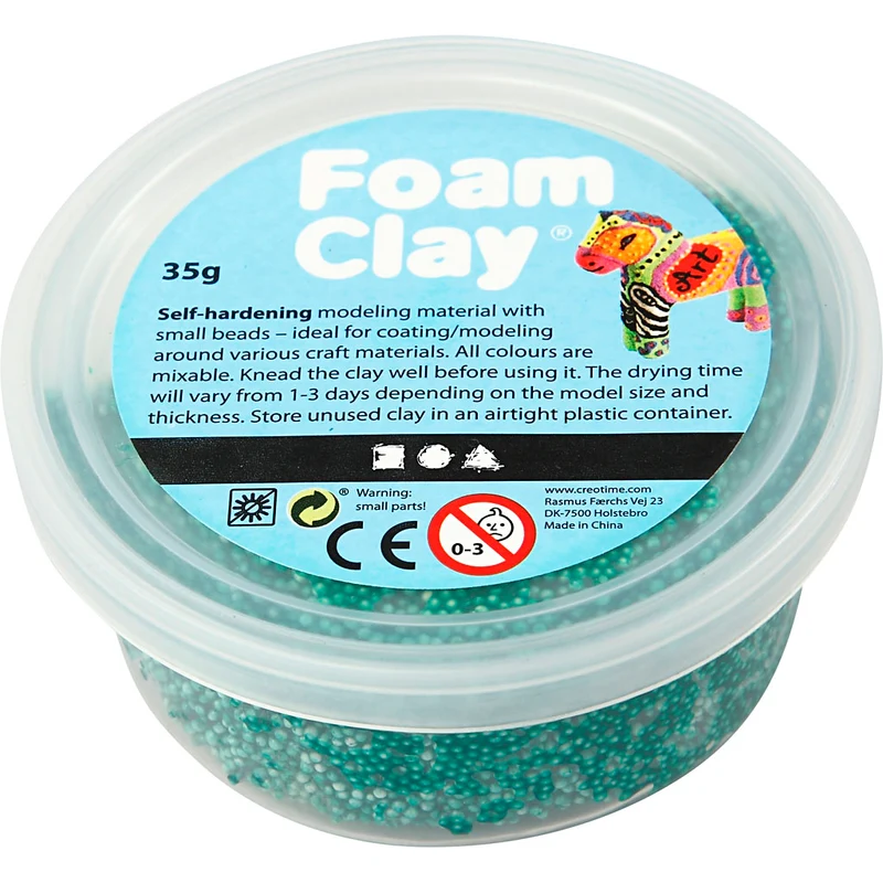 Foam Clay® , Dunkelgrün, 35 g/ 1 Dose [HOB-78954]