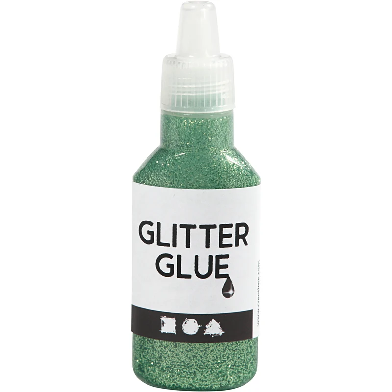 Glitzerkleber, Grün, 25 ml/ 1 Fl. [HOB-318240]