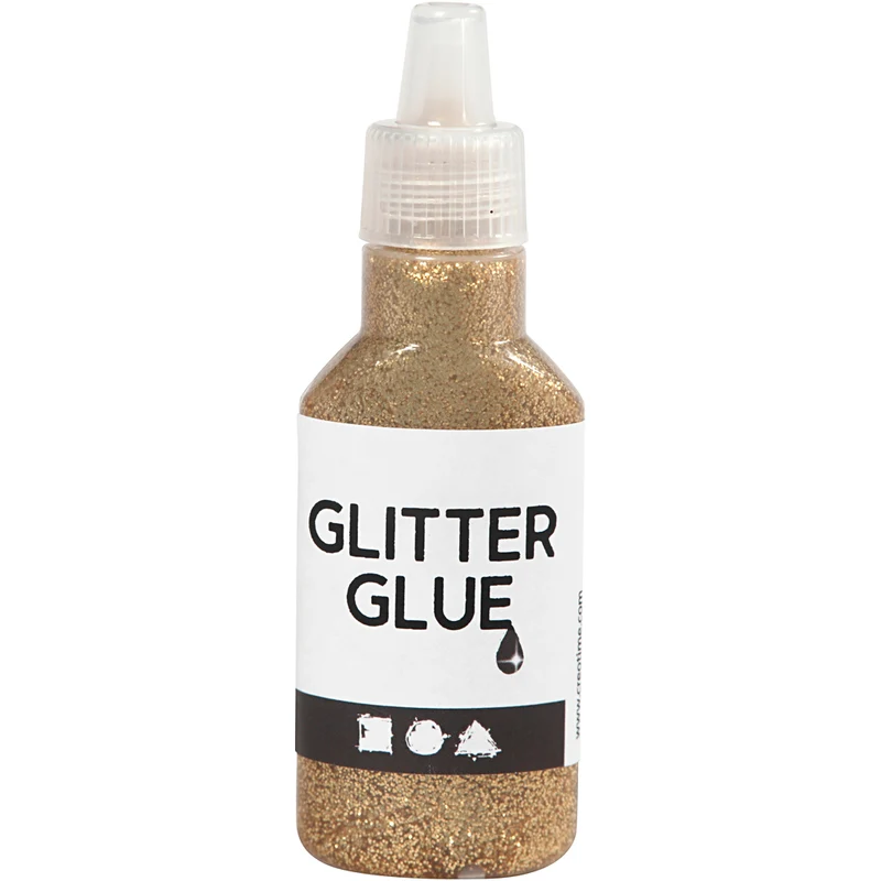Glitzerkleber, Gold, 25 ml/ 1 Fl. [HOB-318210]