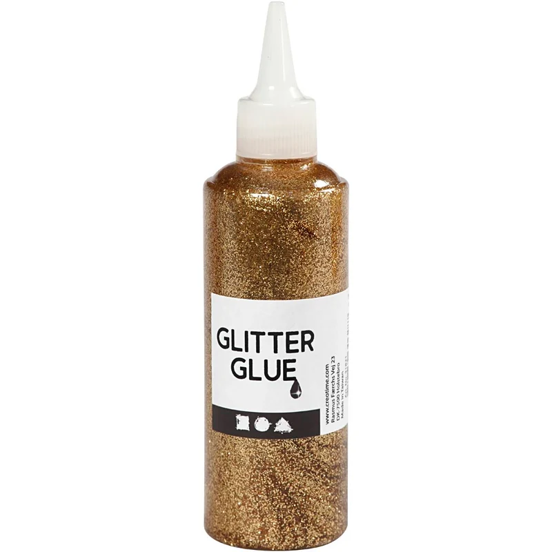 Glitzerkleber, Gold, 118 ml/ 1 Fl. [HOB-31821]