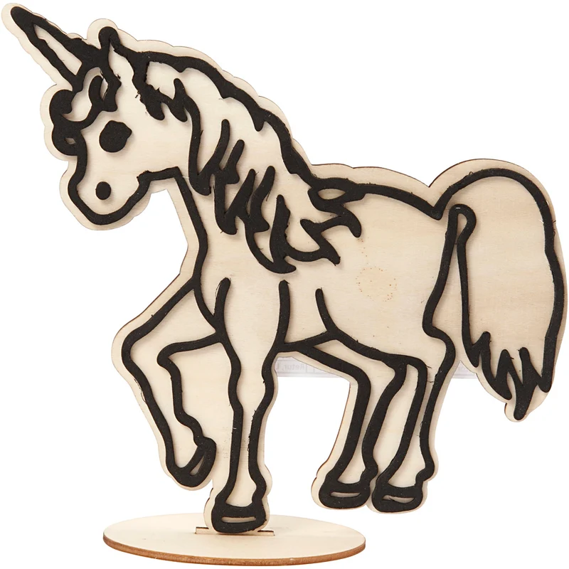 Deko-Figur, Einhorn, H 19 cm, 1 Stk [HOB-791954]