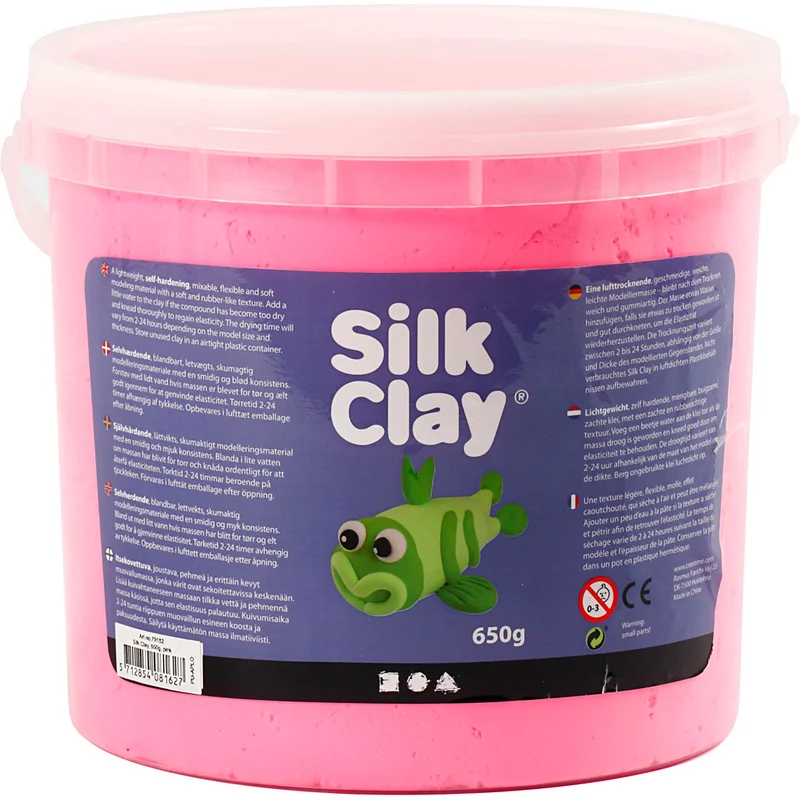 Silk Clay®, Pink, 650 g/ 1 Eimer [HOB-79152]