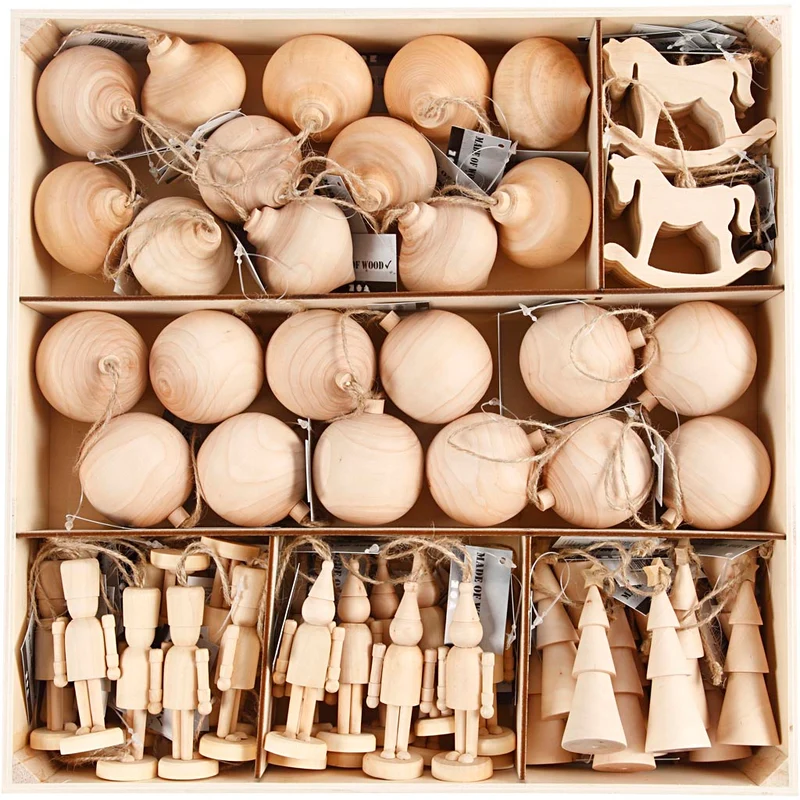 Weihnachtsschmuck, H 5,5-9 cm, 72 Stk/ 1 Pck [HOB-56511]