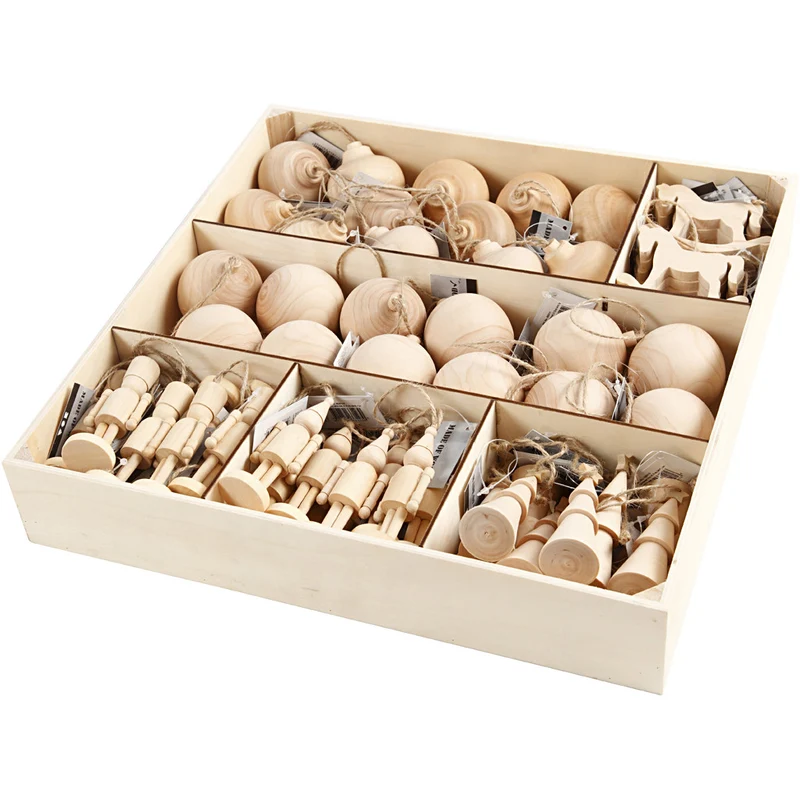 Weihnachtsschmuck, H 5,5-9 cm, 72 Stk/ 1 Pck [HOB-56511]