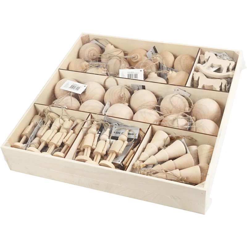 Weihnachtsschmuck, H 5,5-9 cm, 72 Stk/ 1 Pck [HOB-56511]