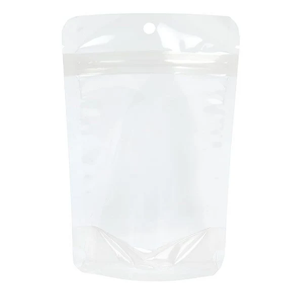 Öko Standbodenbeutel Transparent/Bioplastik 57 Gramm | 10.2x6x15.2cm (100 Stück) [ZBGE2]