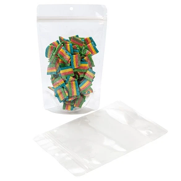Öko Standbodenbeutel Transparent/Bioplastik 312 Gramm | 14.9x8.9x23.2cm (100 Stück) [ZBGE7]