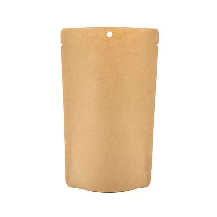 Öko Standbodenbeutel Kraft 113 Gramm | 13x7.9x20.6cm (100 Stück) [SUPEK3]
