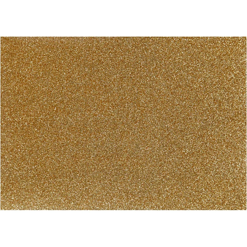 Bügelfolie, A5, Blatt 148x210 mm, Glitter, Gold, 1 Bl. [HOB-44325]