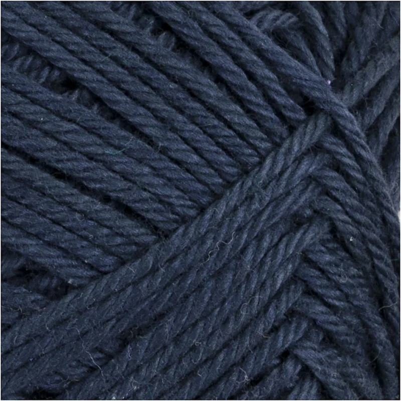 Baumwollgarn, Nr. 8/4, L 170 M, Nadel 3-3,5, Dunkelblau, 50 g/ 1 Knäuel [HOB-431280]