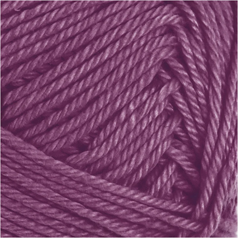 Baumwollgarn, Nr. 8/4, L 170 M, Nadel 3-3,5, Pflaumenblau, 50 g/ 1 Knäuel [HOB-431250]