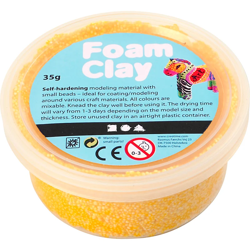 Foam Clay® , Gelb, 35 g/ 1 Dose [HOB-78924]