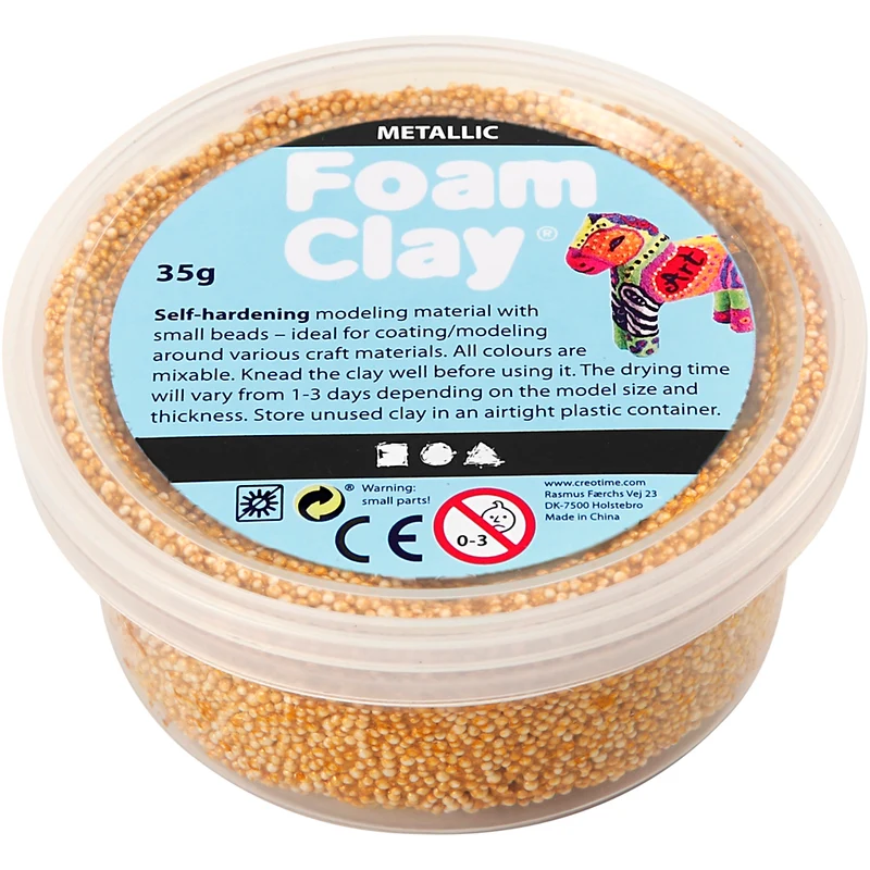 Foam Clay® , Metallic, Gold, 35 g/ 1 Dose [HOB-78918]