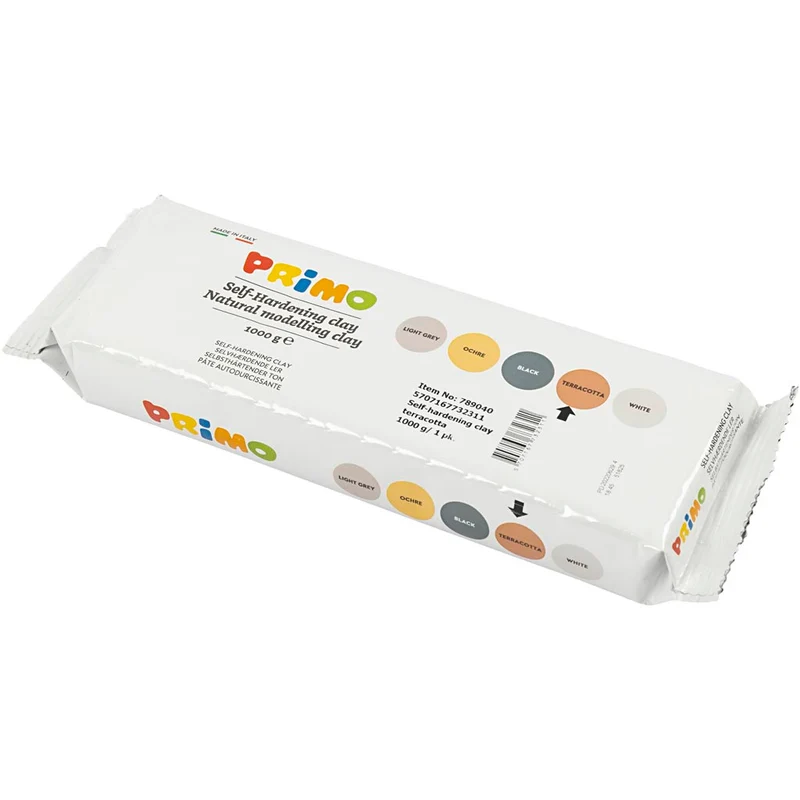 Selbsthärtender Ton, Terrakotta, 1000 g/ 1 Pck [HOB-789040]