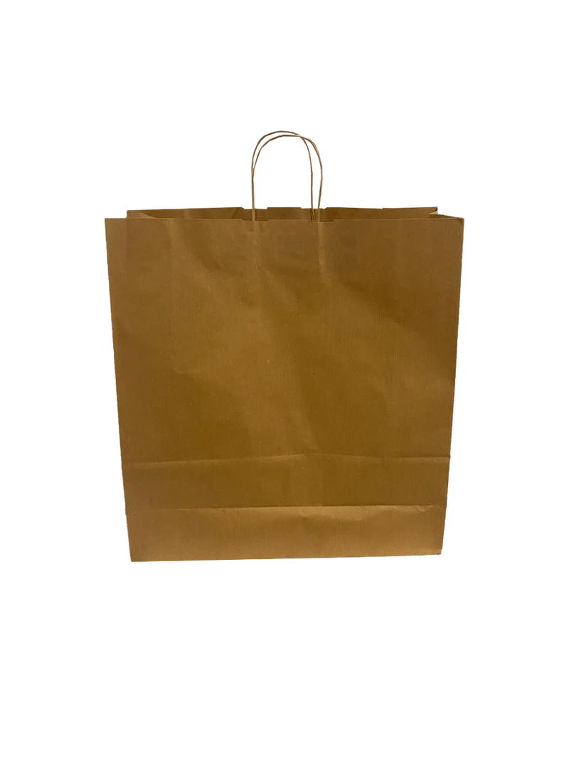 Papiertragetaschen Braun 45x17x48cm (50 Stück) [PAMB4548]