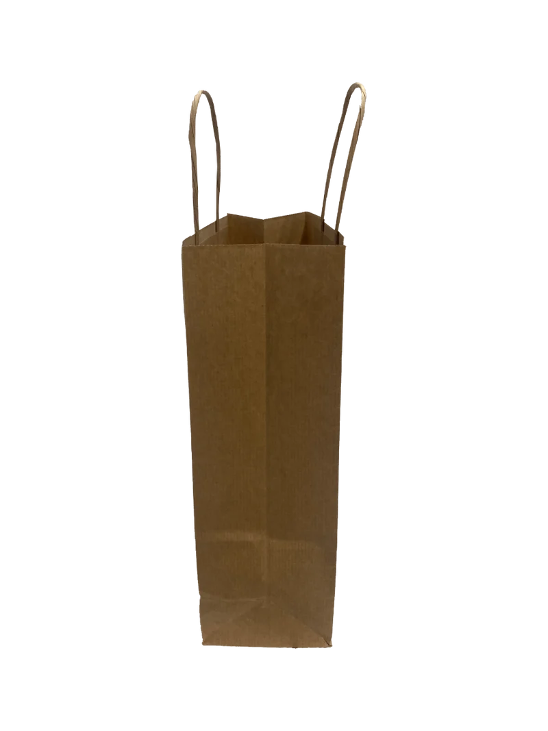 Papiertragetaschen Braun 22x10x28cm (50 Stück) [PAMB2231]