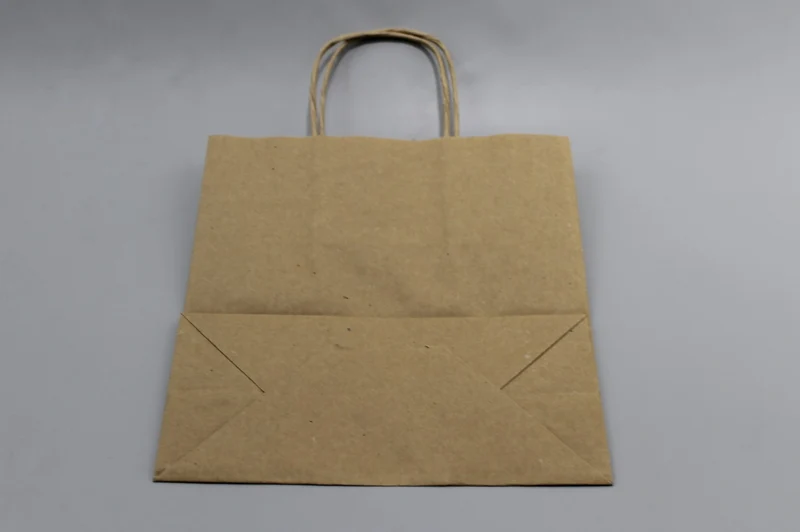 Papiertragetaschen Braun 18x8x22cm (50 Stück) [PAMB1822]