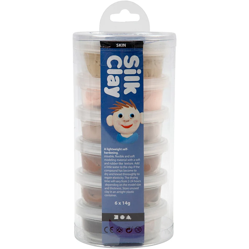 Silk Clay®, Hautfarben, 6x14 g/ 1 Pck [HOB-79142]