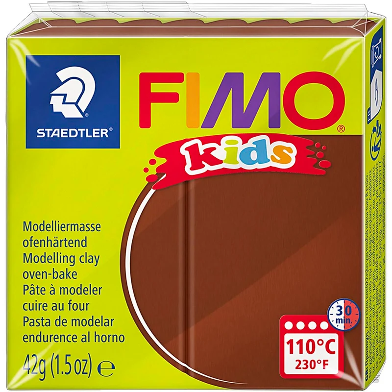 FIMO® Kids Clay, Braun, 42 g/ 1 Pck [HOB-78532]