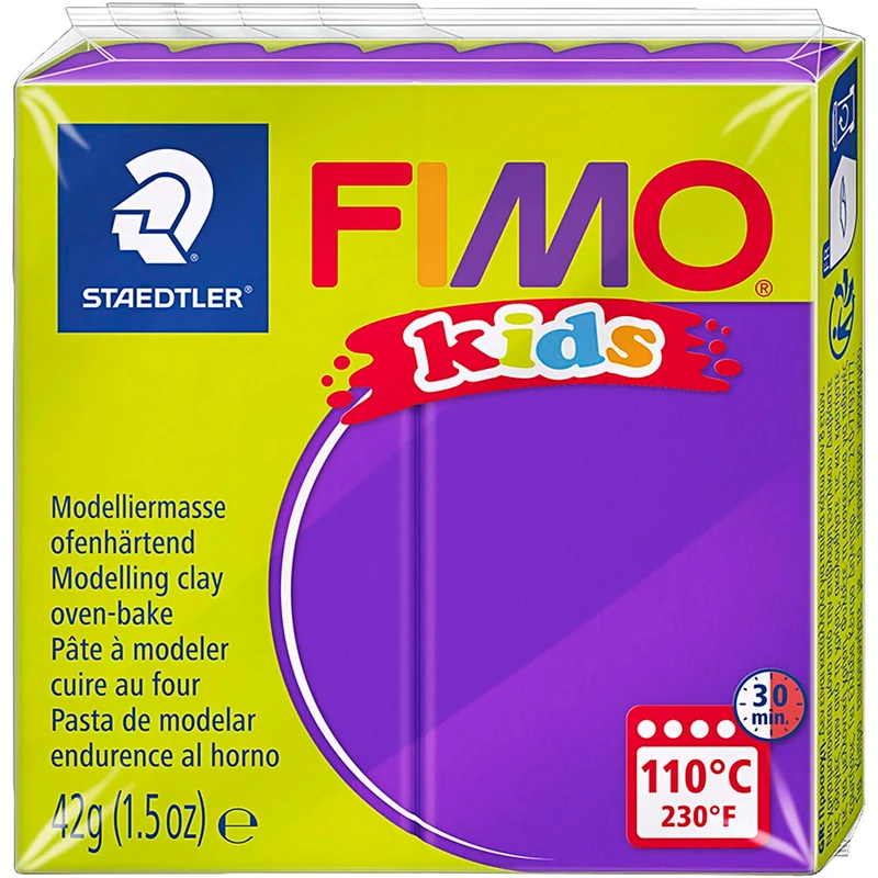 FIMO® Kids Clay, Flieder, 42 g/ 1 Pck [HOB-78531]