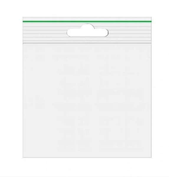 Druckverschlussbeutel Transparent 15x20cm mit Euroloch PE 50 Mikron (1.000 Stück) [2PEC1520E]