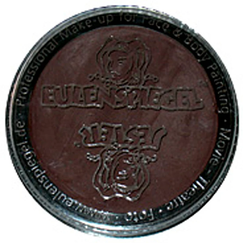 Eulenspiegel Gesichtsschminke, Dunkelbraun, 20 ml/ 1 Dose [HOB-76023]