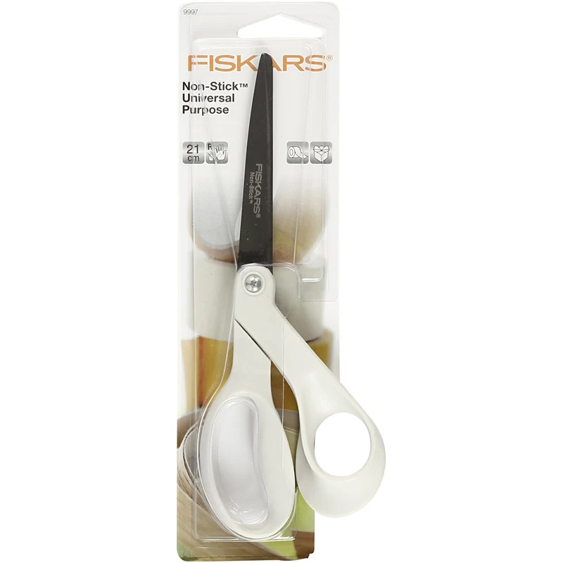 Fiskars Antihaft-Allzweckschere, L 21 cm, für Rechtshänder , 1 Stk [HOB-9997]
