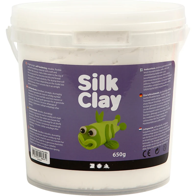 Silk Clay®, Weiß, 650 g/ 1 Eimer [HOB-79125]