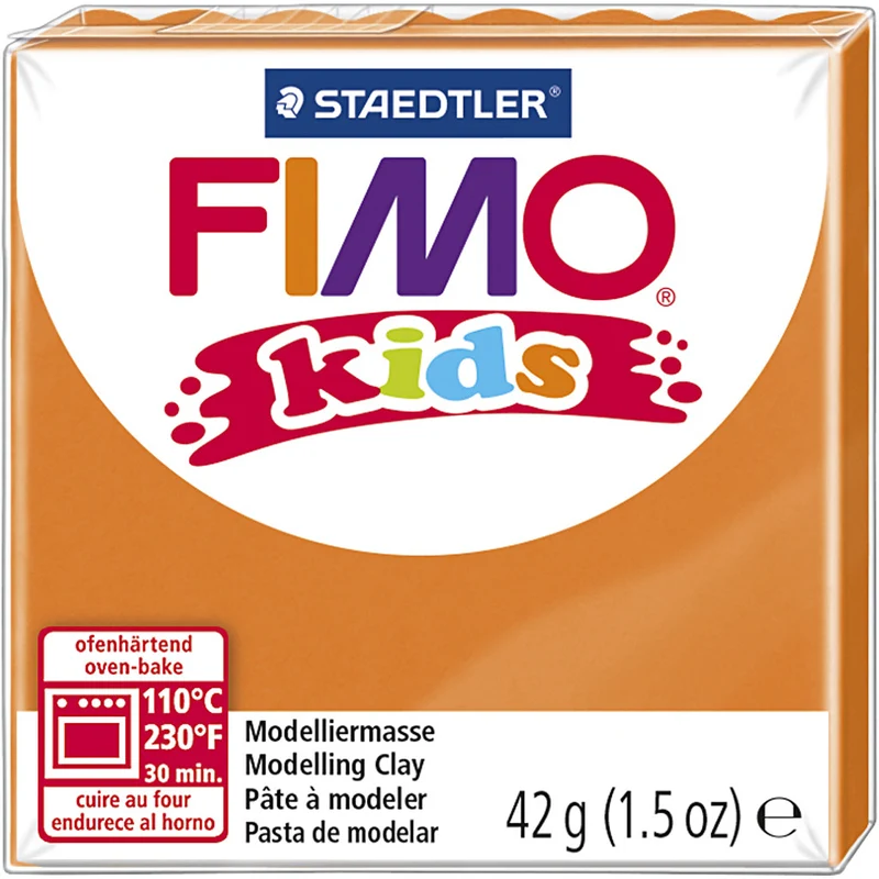 FIMO® Kids Clay, Orange, 42 g/ 1 Pck [HOB-78527]